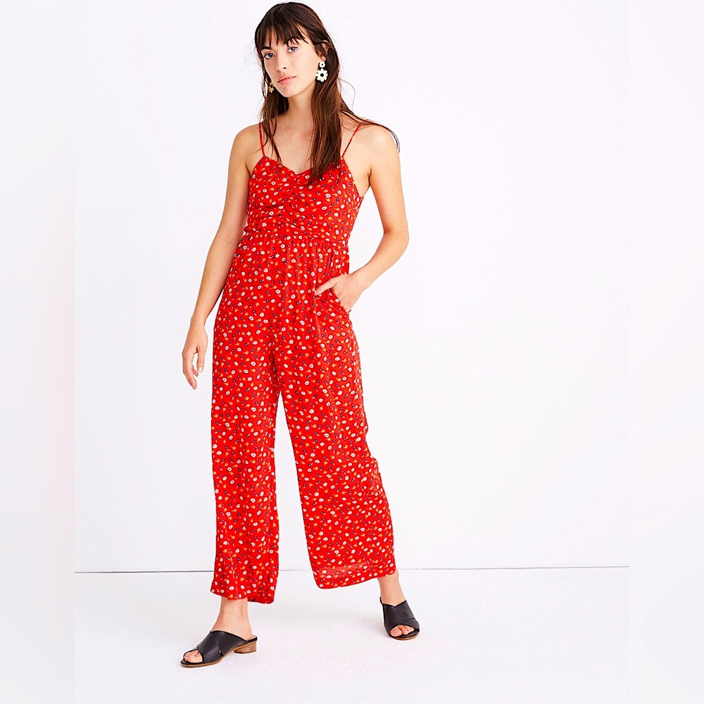 Madewell Prairie Posies Jumpsuit